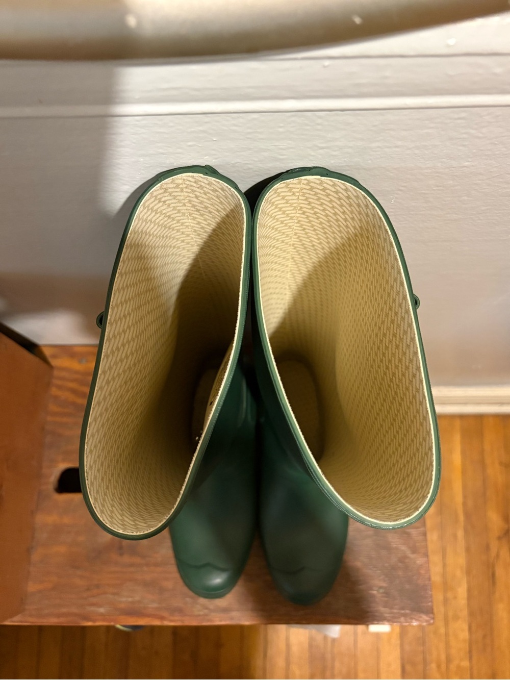 Hunter Women's Tall Rain Boots in Forest Green - Picture 3 of 6